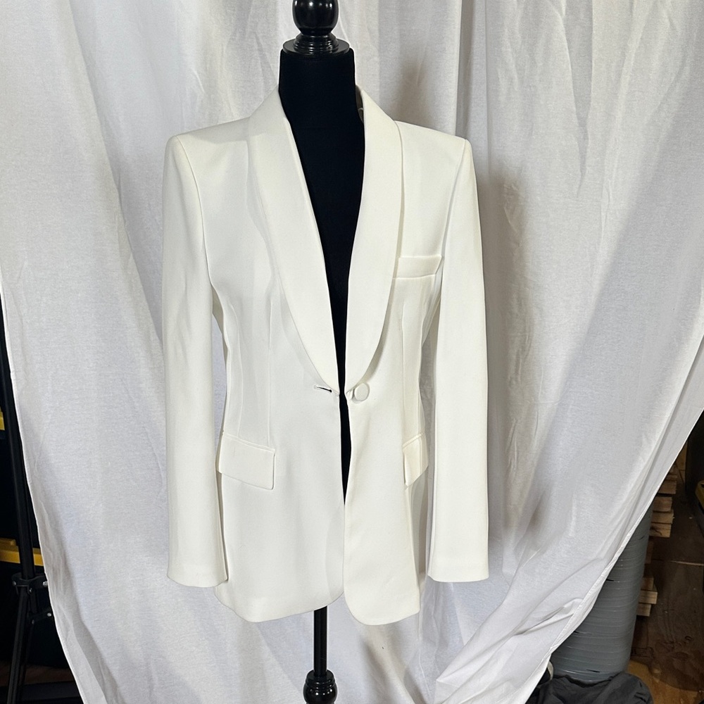 Tailored Zara Blazer in white